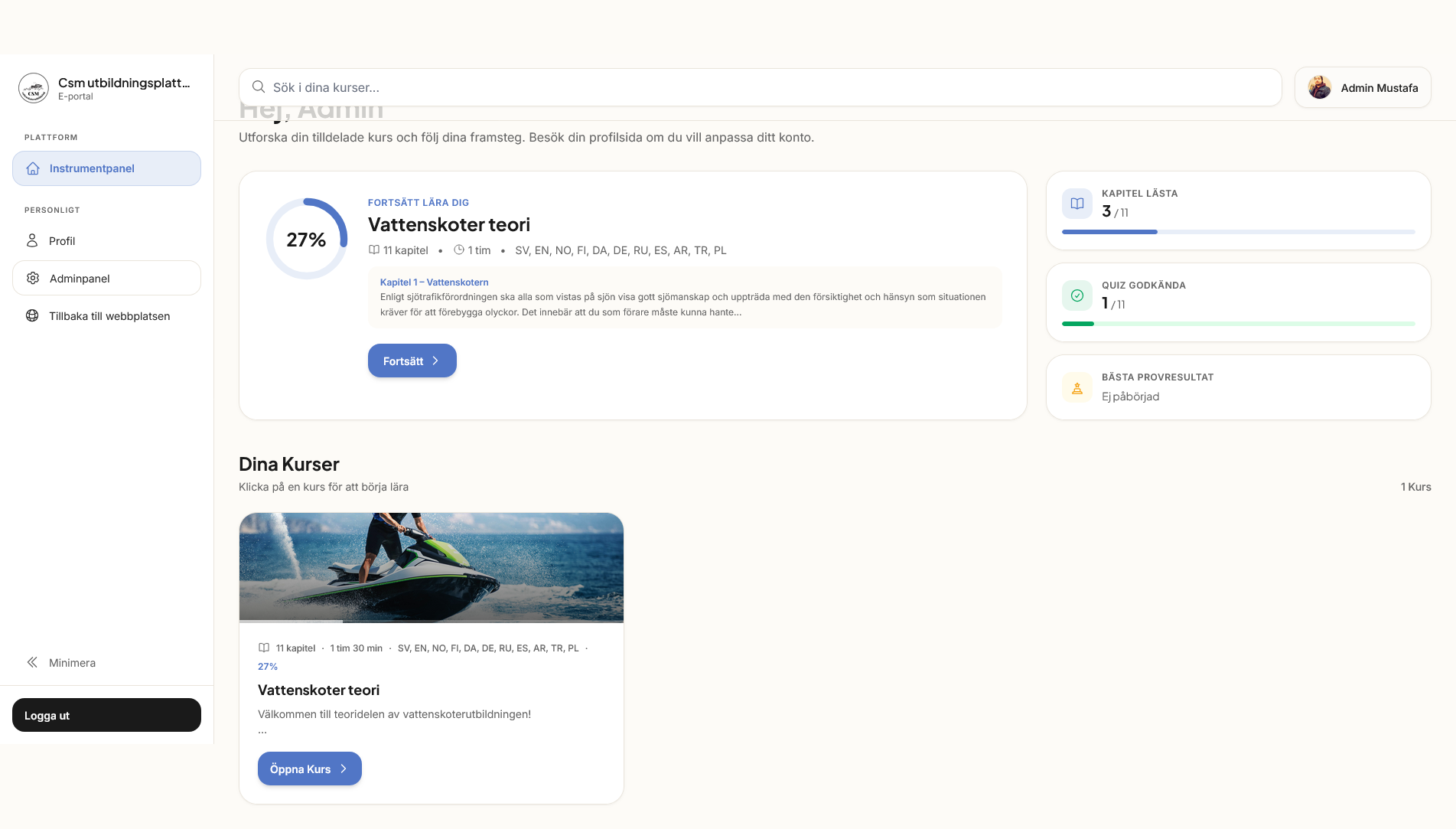 E-Learning Platform - MGB Truck
